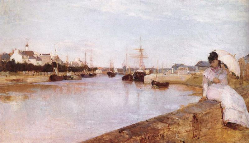 Berthe Morisot The port of Lorient china oil painting image